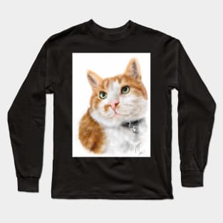 Cross Eyed Kittie Cat Long Sleeve T-Shirt